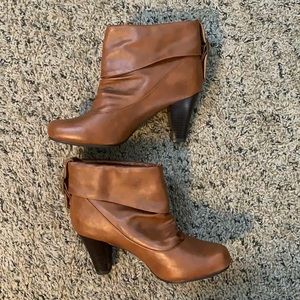 madden girl camel brown boots 7.5
